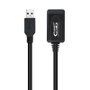Nanocable Cable Prolongador USB 3.0 con Amplificador, Tipo A Macho a A Hembra, 5m, Negro